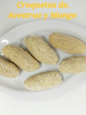 Croquetas de avestruz y mango (500 gr. apróx.)