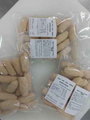 Croquetas de cocodrilo, mandarina y eneldo (1 kg. apróx.)