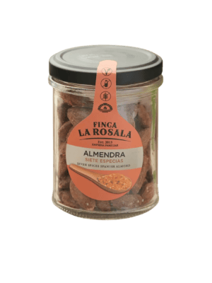Almendra siete especias tarro – almendra especias 90gtarrosinfondo
