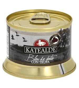 Bloc de foie gras de pato con trufa 130 gr katealde – bloc de foie con trufa 130 gr