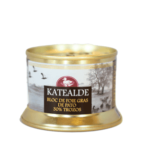 Bloc de foie gras de pato con trozos katealde – bloc pato 30 trozos 130 gr