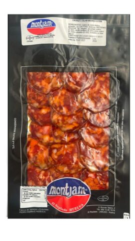 Chorizo cular ibérico extra loncheado Montjam