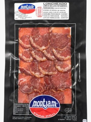 Lomo de bellota 100% ibérico loncheado Montjam 96 g
