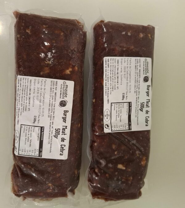 Burger meat cebra (500 gr. apróx.)