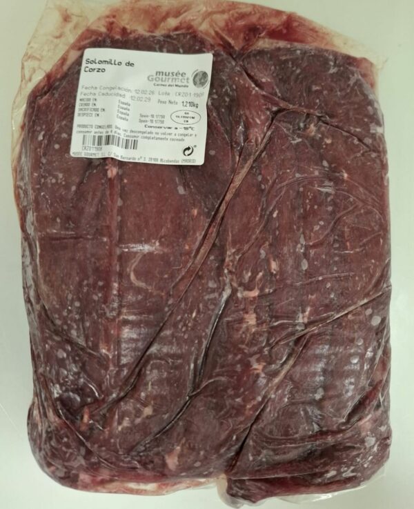Solomillo de corzo (0,900 – 1 kg. apróx.)