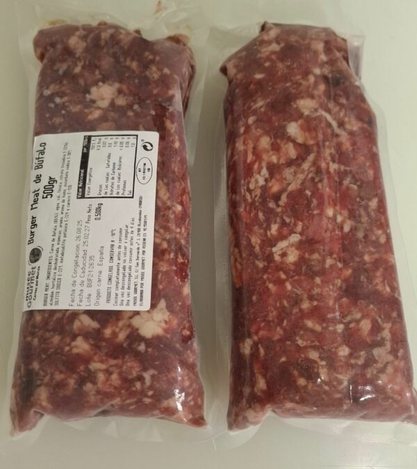 Burger meat búfalo (500 gr.)