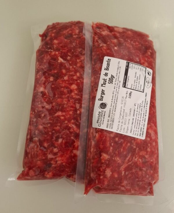 Burger meat bisonte (500 gr. apróx.)